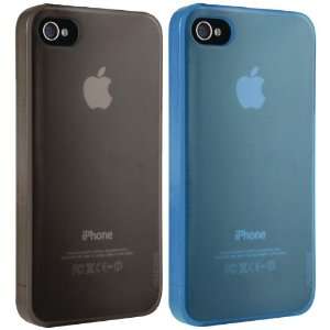  PHILIPS DLM4307/17 IPHONE 4 SLIMSHELL, 2 PK (CHARCOAL/BLUE 