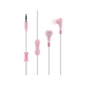  Bone Collection Earphones w/Mic and Volume Control, White 
