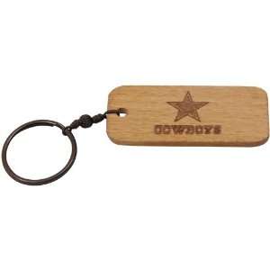  NFL Dallas Cowboys Rugged Wood Keychain