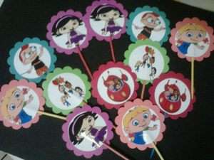 Little Einsteins Cupcake Toppers , Party favors  