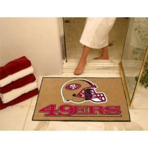  Exclusive By FANMATS NFL   San Francisco 49ers All Star Rug 
