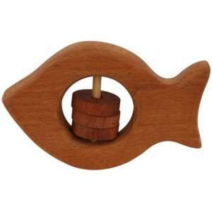  Eco Baby Wooden Fish Rattle Toys & Games