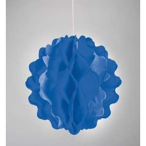  Paper Tissue Diecut Decor Balls   Blue 
