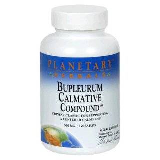 Planetary Herbals Bupleurum Calmative Compound, 550 mg, Tablets, 120 