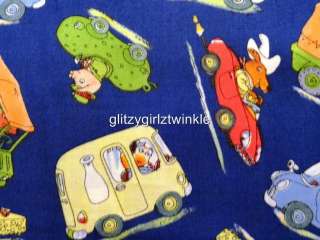   Busytown Cat Fox Mr. Frumble Rabbit Lowly Worm Fabric BTY  