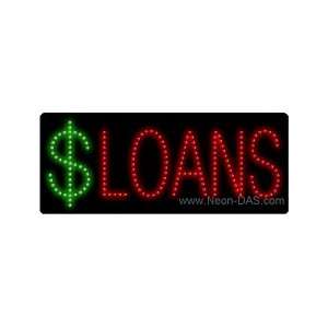  $ Loans Outdoor LED Sign 13 x 32