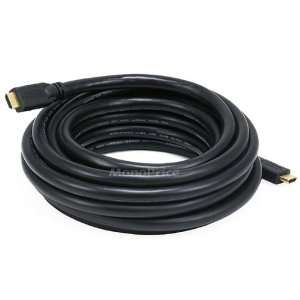  20FT 22AWG CL2 High Speed w/ Ethernet HDMI Cable   Black 