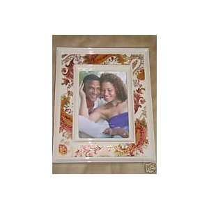    LENOX Burnished Amber Paisley Picture Frame 5X7