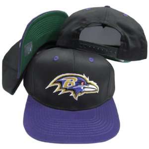 Baltimore Ravens Black/Purple Two Tone Plastic Snapback Adjustable 