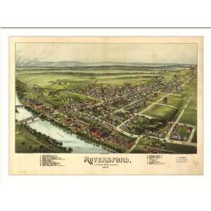  Historic Royersford, Pennsylvania, c. 1893 (M) Panoramic 