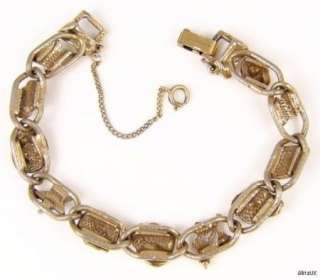 1960s GOLDETTE Victorian Revival Bracelet Vintage Jewellery Prom 
