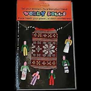  Worry Dolls with Pouch 