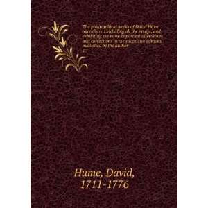  The philosophical works of David Hume microform 