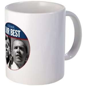  JFK Barack Obama Democrat Mug by  Kitchen 