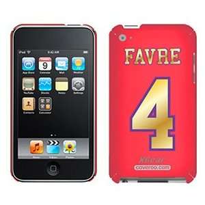 Brett Favre Back Jersey on iPod Touch 4G XGear Shell Case