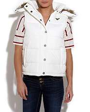 White (White) Le Breve Quilted Gilet  228617010  New Look