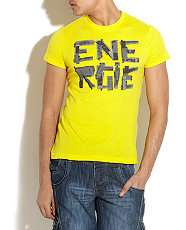 Yellow (Yellow) Energie Yellow Printed T Shirt  247176585  New Look
