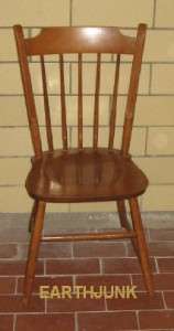 Tell City Chair Co Hard Rock Maple Thumb Back Chair 3026 Andover 48 