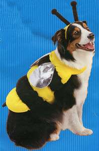 d1 Bumble Honey Bee Dog Coat Costume & Hat XS/M/L/XL  