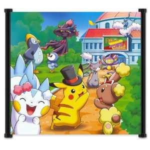  Pokemon Anime Fabric Wall Scroll Poster (17x16) Inches 