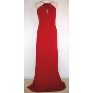 Chiffon Dress, Red, Size 8