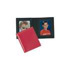Budd Leather 552211 9 Double Mini Photo Frame   Red