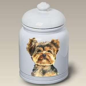  Yorkshire Terrier Dog Cookie Jar by Barbara Van Vliet 