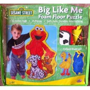  Sesame Street Elmo BIG Like Me Foam Floor Puzzle Toys 