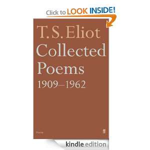 Collected Poems 1909 1962 T.S. Eliot  Kindle Store
