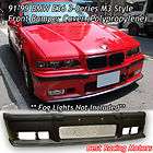 91 99 BMW E36 3 Series M3 Style Front Bumper Cover (PP)