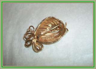 Boucher 1960s CLEAR CRYSTALS   2 FIGURAL PUFFER FISH BROOCH NR  