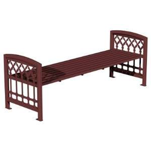  Paris Equipment Gothica Steel Commercial Backless Bench 