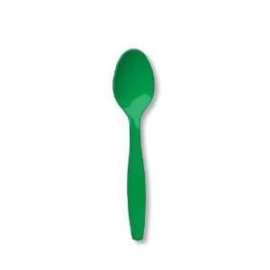  Emerald Green Plastic Spoons   288 Count Health 