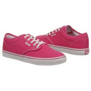 Athletics Vans Womens Atwood Low Magenta/White Shoes 