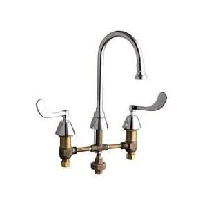  Chicago Faucets 786 TWCP Chrome Manual Deck Mounted 8 