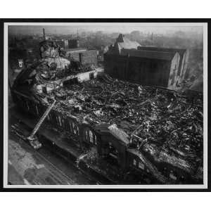  Remains of Northern Liberty Market after a fire,1946