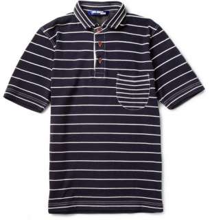  Clothing  Polos  Short sleeve polos  Striped Cotton 
