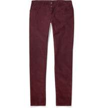 gucci slim fit corduroy trousers