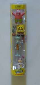   Squarepant Figure 4 Pk Patrick, SpongeBob, Plankton, Squidward & Sandy