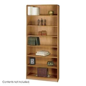  Wood Bookcases 7 Shelf Radius Edge Veneer Bookcase 