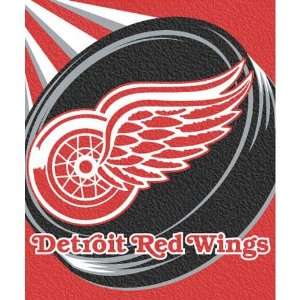  Detroit Red Wings Royal Plush Raschel NHL Blanket (700 