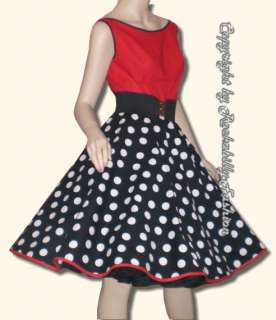 50er Tanzkleid Swing z. Petticoat Gr. nach Wahl  