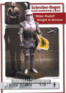 Ritter Rudolf Bastelbogen J.F.Schreiber Cardboard Kit  