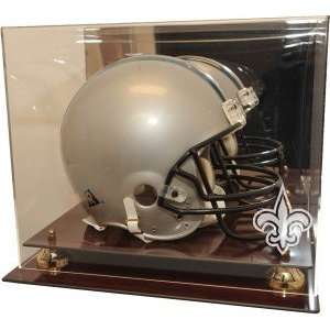  New Orleans Saints Mahogany Finished Acrylic Helmet 