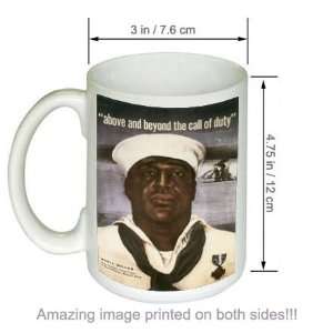  Above And Beyond The Call Of Duty WW2 US Vintage COFFEE 
