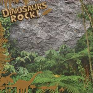  Dinosaurs Rock Foil Paper 12X12 