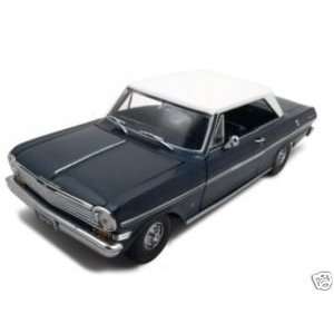  1963 Chevy Nova 1/18 Blue Toys & Games