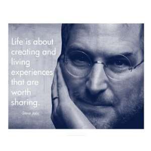  Life is about Creating Poster (20.00 x 16.00)