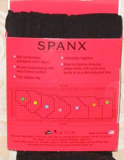 NEW SPANX Tights FOOTLESS TIGHT END Black A B C D  