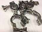 Lot (5pcs) 1 Tri Clover Sanitary Clamps Brand new also known as 3/4 